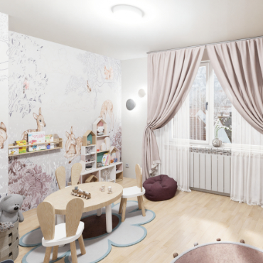 Детска приказка в розово