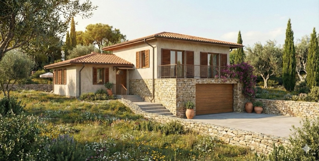 Къща A-102 — Главна фасада